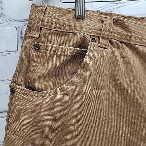 Most Wanted Work Pants Mens 40 X 32 Rugged Carpenter Trousers Brown - Picture 7 of 16